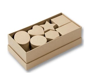 Obrazek Pudełka naturalne 15szt