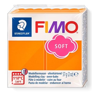 Obrazek Masa termoutwardzalna Fimo 57g mandarynkowy