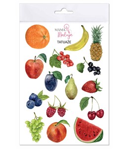 Obrazek Tatuaże zmywalne Owoce