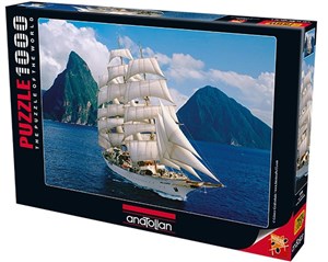 Picture of Puzzle 1000 Statek na morzu