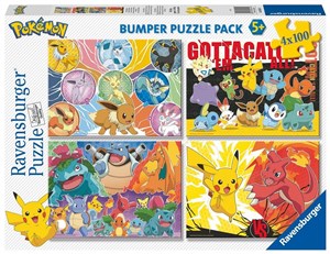 Picture of Puzzle dla dzieci 4x100 Pokemon