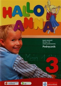 Obrazek Hallo Anna 3 Podręcznik + CD Szkoła podstawowa