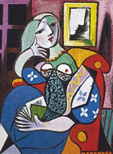 Picture of Puzzle Piatnik Picasso Kobieta z książką 1000