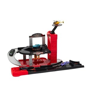 Obrazek Garaż dla dzieci z helikopterem