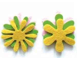 Picture of Stokrotki z filcu 6szt