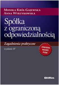 Obrazek Spółka z ograniczoną odpowiedzialnością Zagadnienia praktyczne