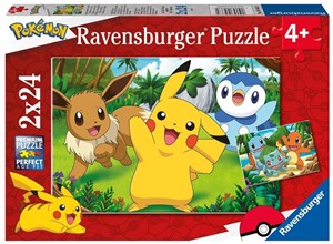 Obrazek Puzzle dla dzieci 2x24 Pokemon