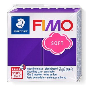 Obrazek Masa termoutwardzalna Fimo 57g fiołkowy