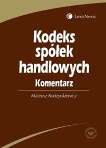 Picture of Kodeks spółek handlowych Komentarz