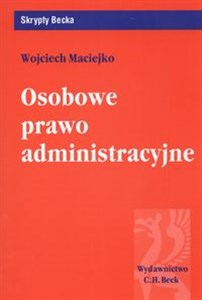 Picture of Osobowe prawo administracyjne