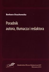 Picture of Poradnik autora, tłumacza i redaktora