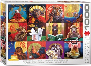 Obrazek Puzzle 1000 Chinese Calendar 6000-5694