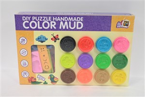 Picture of Masa plastyczna 12 kubków z akcesoriami