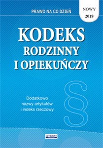 Picture of Kodeks rodzinny i opiekuńczy 2018