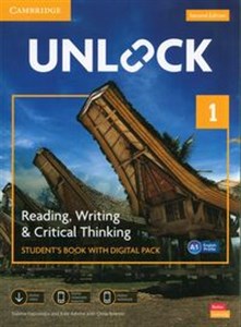 Obrazek Unlock Level 1 Student's Book with Digital Pack Reading, Writing and Critical Thinking