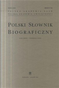 Picture of Polski Słownik Biograficzny z.216 T.53/1