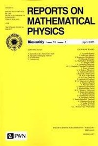 Picture of Reports on Mathematical Physics 93/2