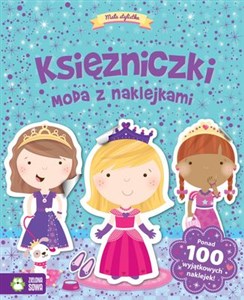 Obrazek Mała stylistka Księżniczki Moda z naklejkami