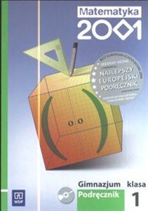 Picture of Matematyka 2001 1 Podręcznik z płytą CD Gimnazjum