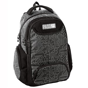 Obrazek Plecak młodzieżowy szaro-czarny