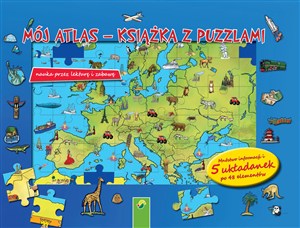Obrazek Książka z puzzlami. Mój atlas