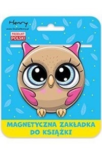 Obrazek Zakładka magnetyczna kulka Sówka