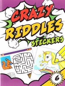 Obrazek Crazy riddles z naklejkami 6