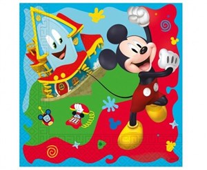 Obrazek Serwetki papierowe Mickey 33x33cm 20szt