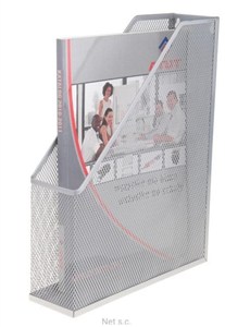 Obrazek Pojemnik na czasopisma srebrny