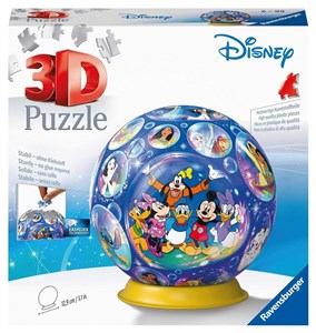 Obrazek Puzzle 3D Kula Disney
