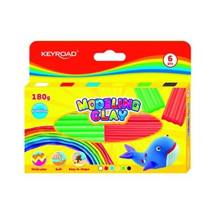 Picture of Plastelina kwadratowa fala KEYROAD 6 kolorów