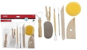 Obrazek Zestaw narzędzi do gliny 8szt
