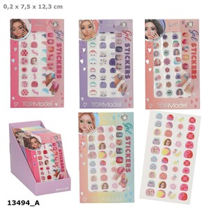 Obrazek Naklejki żelowe na paznokcie Top Model BEAUTY&ME 1szt.mix 13494A