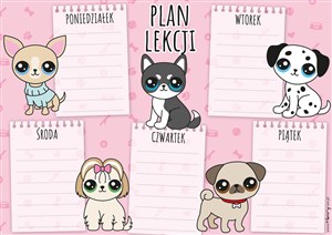 Picture of Plan lekcji A5 Pieski