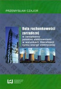 Obrazek Rola rachunkowości zarządczej w zarządzaniu polskimi elektrowniami w warunkach liberalizacji rynku energii elektrycznej