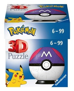 Obrazek Puzzle 3D Pokemon Master Ball