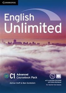Obrazek English Unlimited Advanced Coursebook with e-Portfolio and Online Workbook Pack