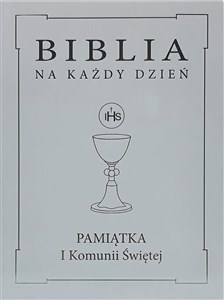 Picture of Biblia na każdy dzień Pamiątka I Komunii Świętej Srebrna obwoluta
