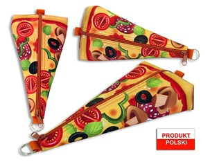 Picture of Piórnik szkolny WAR-670 trójkątny Pizza WARTA