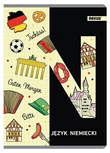 Obrazek Zeszyt tematyczny A5/60K kratka J.niemiecki (5szt)