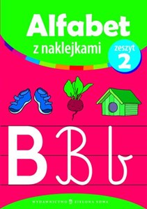 Picture of Alfabet z naklejkami zeszyt 2 Poznaję i piszę litery 2 czerwony