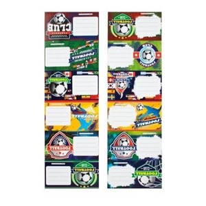 Obrazek Naklejki na zeszyt Football (25szt)