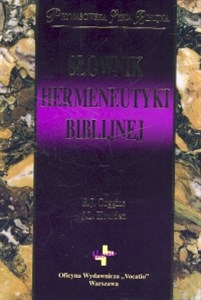 Picture of Słownik hermeneutyki biblijnej