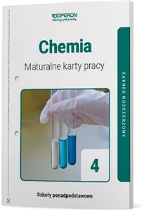 Picture of Chemia 4 Maturalne karty pracy Zakres rozszerzony Szkoła ponadpodstawowa