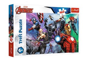 Obrazek Puzzle 160 Marvel Avengers Zawsze gotowi bohaterowie