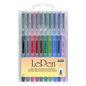 Obrazek Cienkopisy Le Pe Dark 10 kolorów