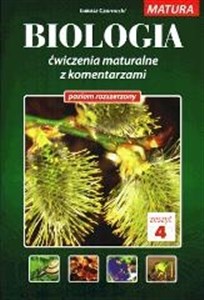 Picture of Biologia Ćwiczenia maturalne z komentarzami Poziom rozszerzony Zeszyt 4