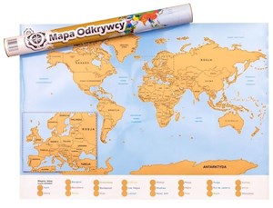 Picture of Mapa Odkrywcy - Świat - ulepszona zdrapka