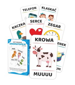 Picture of Karty obrazkowe - Onomatopeje 45 kart