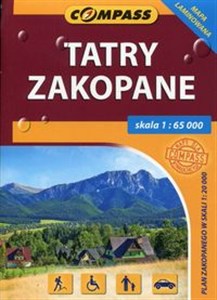 Obrazek Tatry Zakopane mapa turystyczna 1:65 000